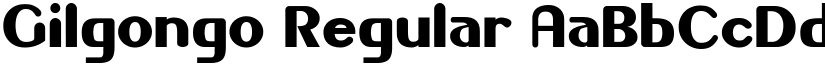 Gilgongo Regular font