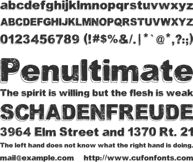 Good Choice font preview