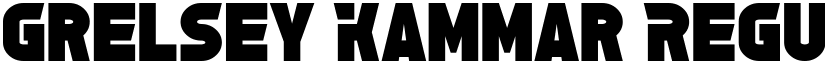 Grelsey Kammar Regular font