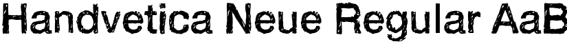 Handvetica Neue Regular font
