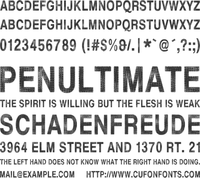 Hell Finland font preview