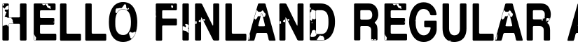 Hello Finland Regular font