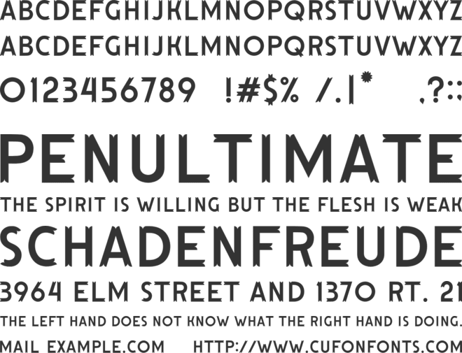 Hutan Lestari font preview