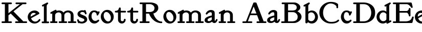 KelmscottRoman font
