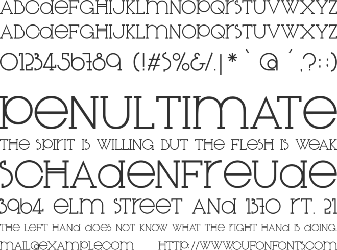 Diglossia Std font preview