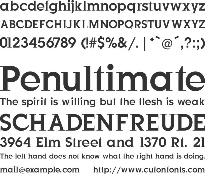 JustOldFashion font preview