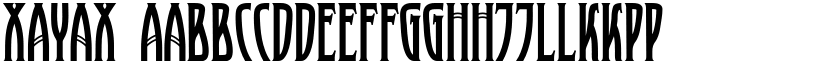 XAyax font
