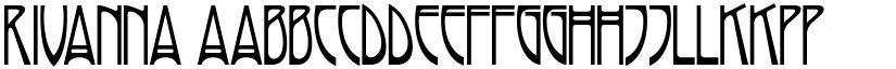 Rivanna font