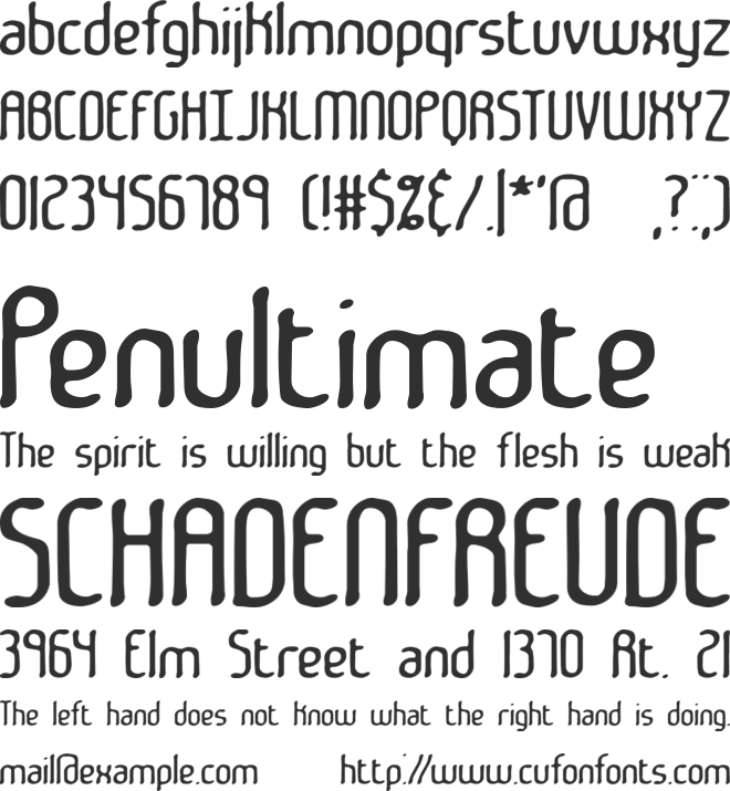 Janken BRK font preview