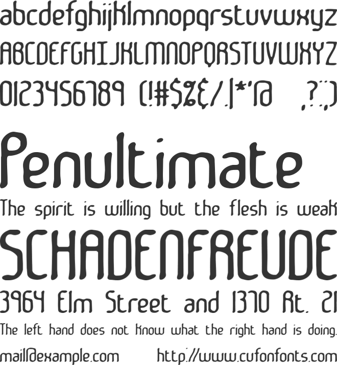 Janken BRK font preview