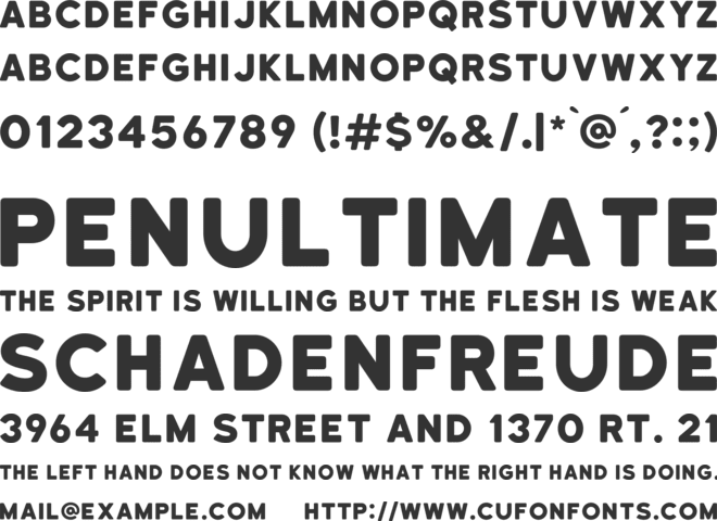 Katahdin Round font preview