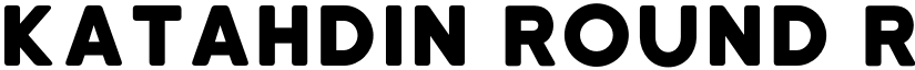 Katahdin Round Regular font