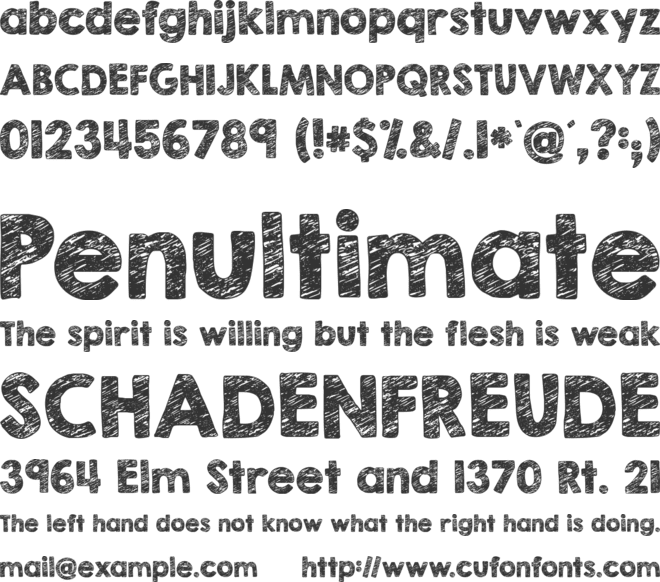 KG Broken Vessels Sketch font preview