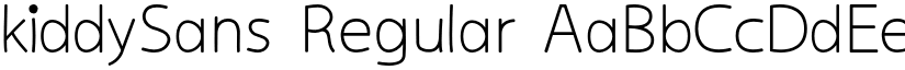kiddySans Regular font
