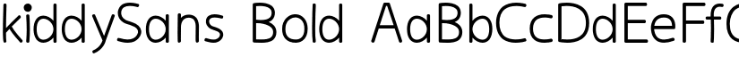 kiddySans Bold font