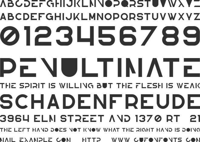 Knowhere Display font family