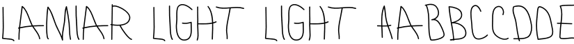 Lamiar Light Light font