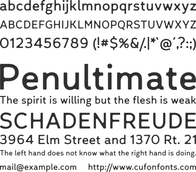 Leto Text Sans Defect font preview