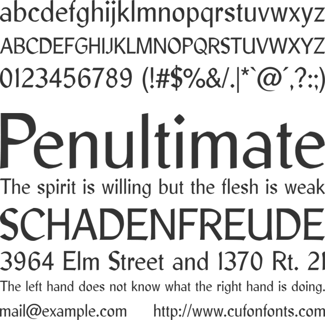 Libris ADF Std font preview