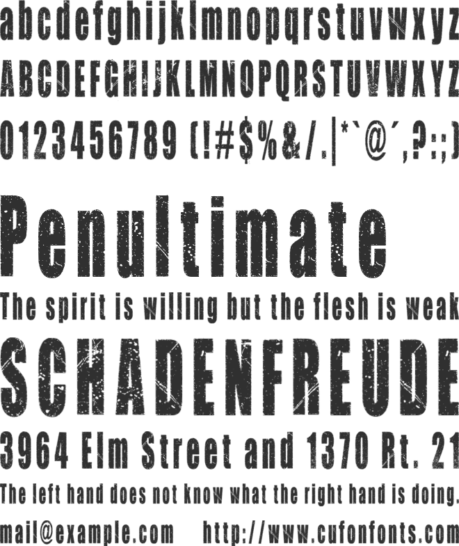 Life is so wonderful font preview