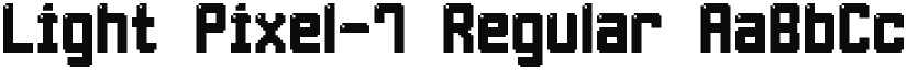 Pixel-7 font download
