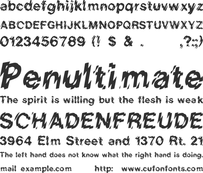 Lower-WestSide font preview