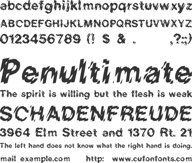 Lower-WestSide font preview