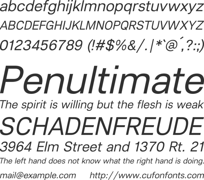 Lunchtype23 font preview