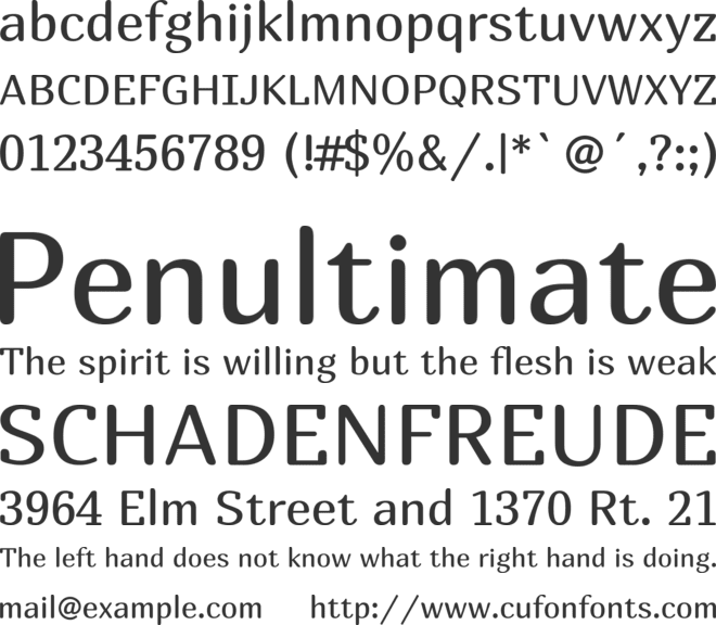 Marmelad font preview