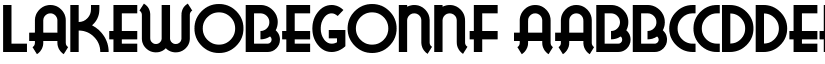 LakeWobegonNF font