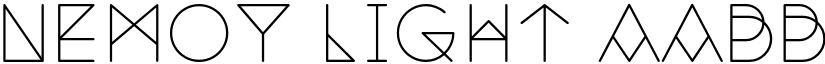 Nemoy Light font