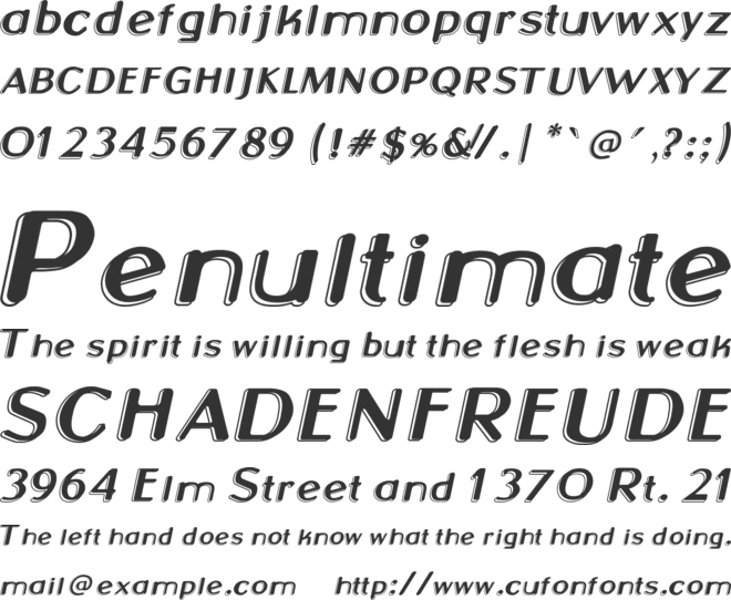 Neon 2 News font preview