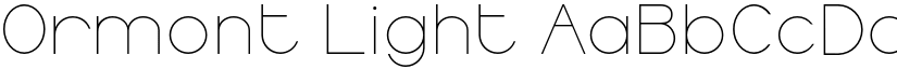 Ormont Light font