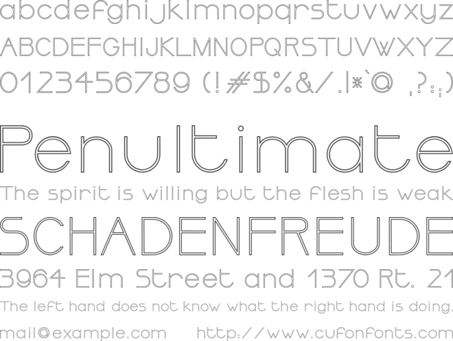 Ormont font preview