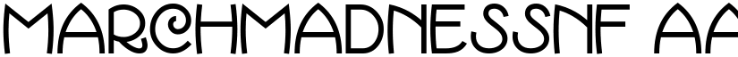 MarchMadnessNF font