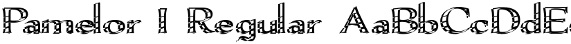 Pamelor I Regular font