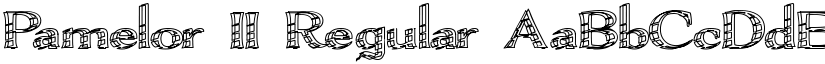 Pamelor II Regular font