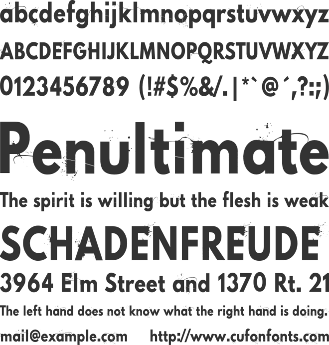 Pink Chaos font preview