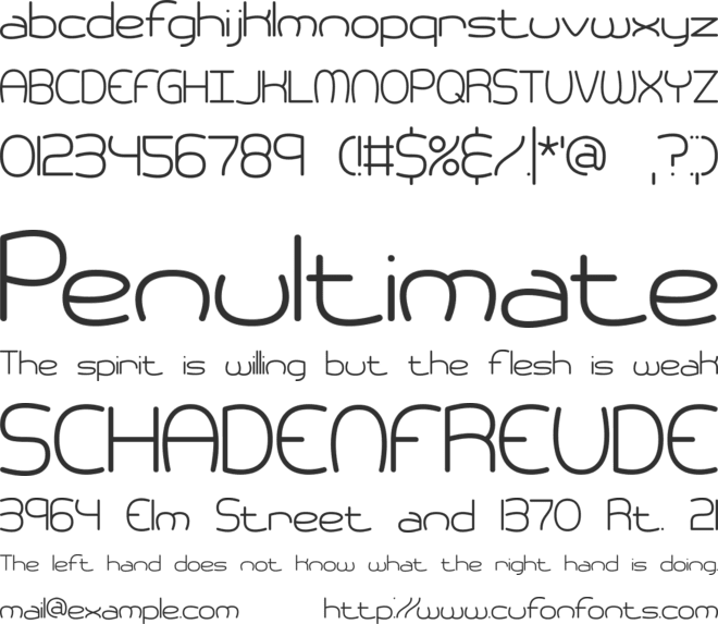 Pneumatics BRK font preview