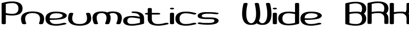 Pneumatics Wide BRK Normal font
