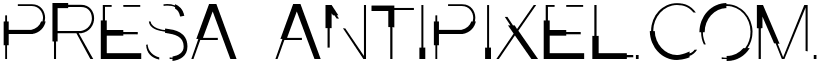 Presa ANTIPIXEL.COM.AR Regular font