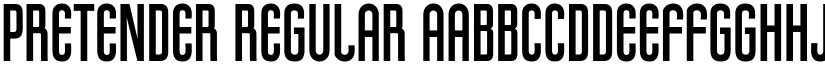 Pretender Regular font