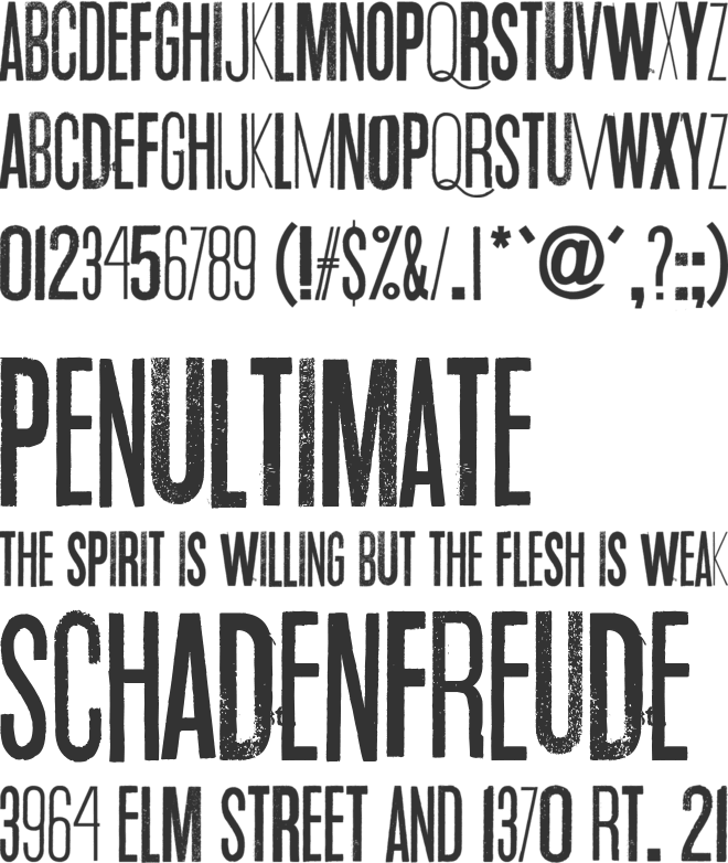 Quiet Zoo font preview