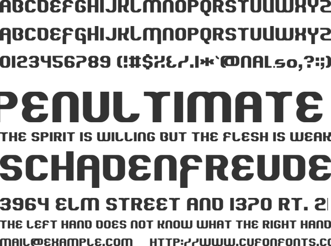 Quous Inno font preview