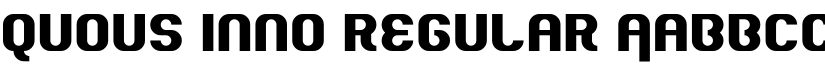 Quous Inno Regular font