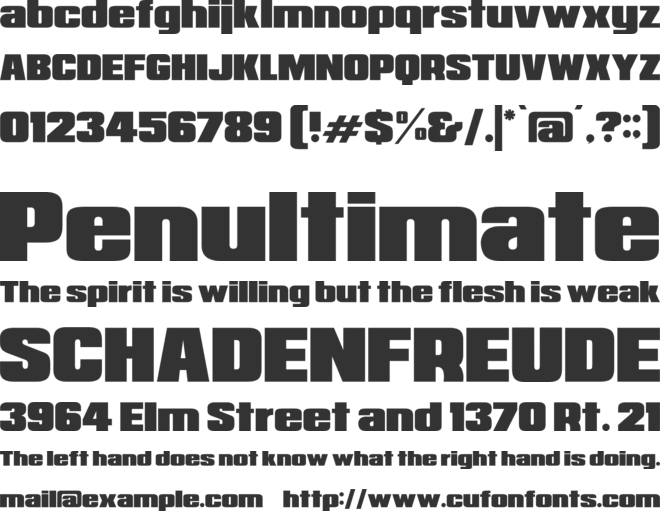 Republica Minor font preview