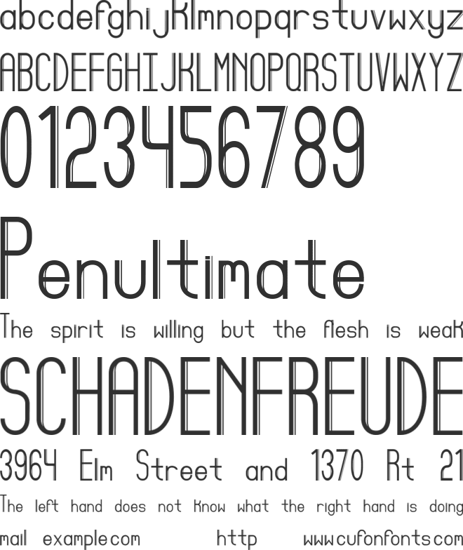 Reyes font preview