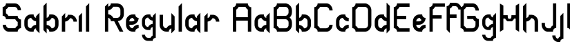 Sabril Regular font