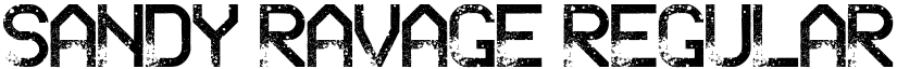 Sandy Ravage Regular font