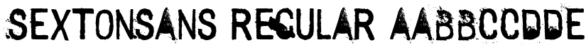 SextonSans Regular font